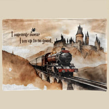 Load image into Gallery viewer, koragarro harry potter throw blanket, Iconic Harry Potter Quotes About Life, Love, friendship, happiness, Always, I solemnly swear I am up to no good.