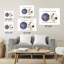 Load image into Gallery viewer, Newborn Night Sky Map Poster