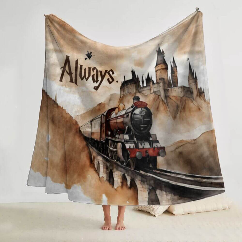 koragarro harry potter throw blanket, Iconic Harry Potter Quotes About Life, Love, friendship, happiness, Always, I solemnly swear I am up to no good.