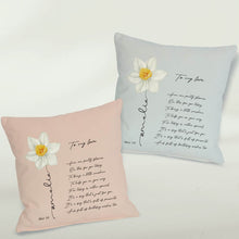 Load image into Gallery viewer, March Birth Flower Cushion