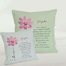 Load image into Gallery viewer, October Birth Flower Cushion, Cosmos