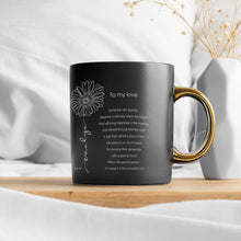 Load image into Gallery viewer, September Birth Flower Coffee Mug, Aster