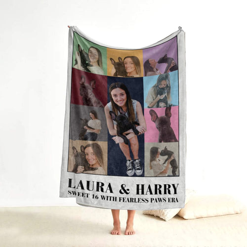 koragarro Taylor swiftie gift Eras Tour Photo blanket custom sweet 16 swiftie birthday gift Taylor swift merch