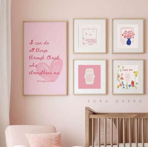 koragarro bible verses about strength encouraging bible verses christian home decor bible poster digital wall art pink minimalist themed jesus wall art bible verses empower women 