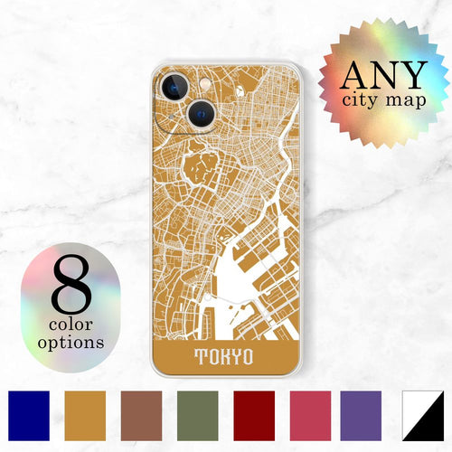 koragarro any city map phone case, custom silicone phone case