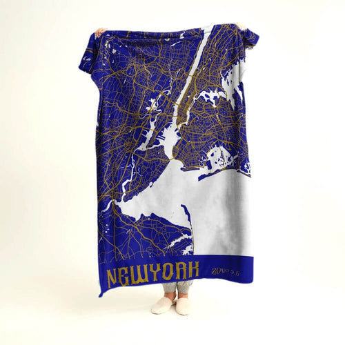 koragarro any city map personalized throw blanket, Best friends gift, birthday gift to BFF, long distance relationship, graduation gift