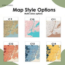 Load image into Gallery viewer, Any City Map Poster - Rectangle, Heart, Round Shape