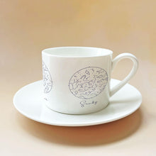 Load image into Gallery viewer, Family Star Maps - Tea Cup Saucer Set