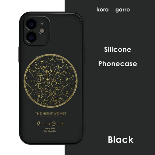Night Stars Map Phone Case