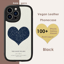 Load image into Gallery viewer, Heart Stars Map Custom Phone Case