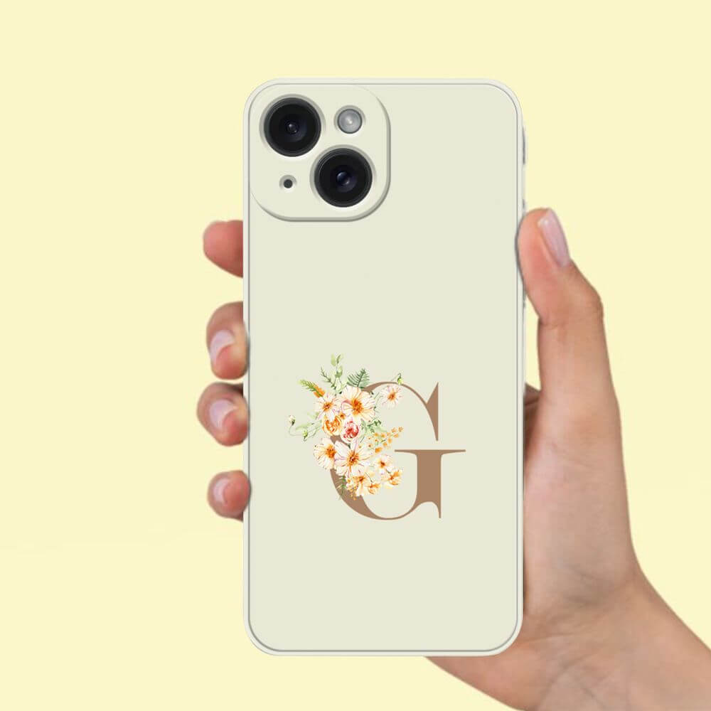 Flower Initial -Personalized Phone Case| Kora Garro Flower Initial -Personalized Phone Case| Kora Garro
