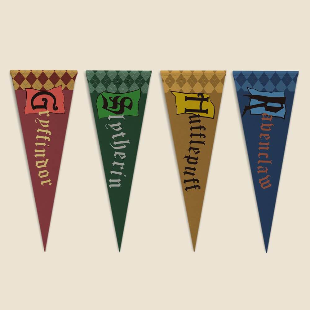 Hogwarts Houses Flag