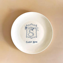 Load image into Gallery viewer, koragarro ceramic plate, hogwarts school, Slytherin, custom plate, Potterhead gift