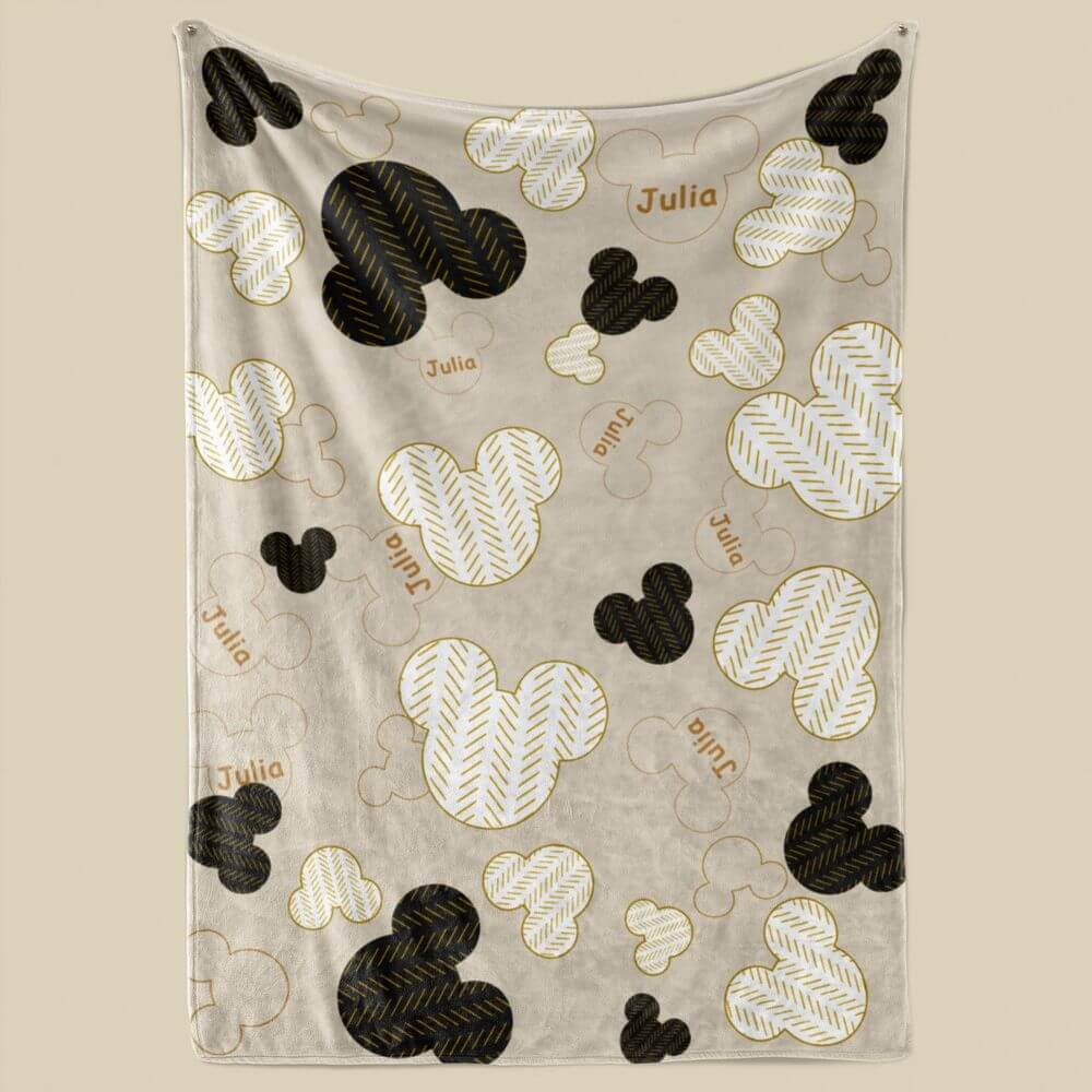 Mickey Mouse Custom Name Blanket