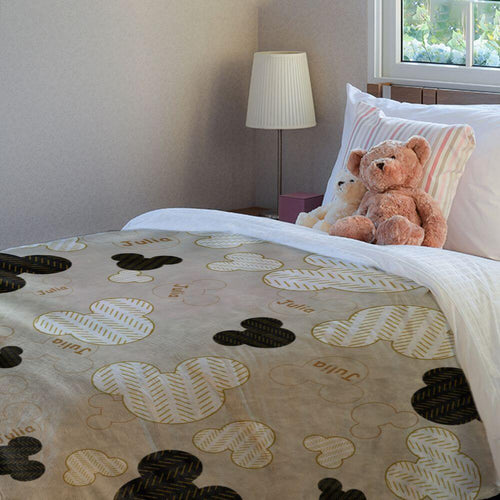 Mickey Mouse Custom Name Blanket