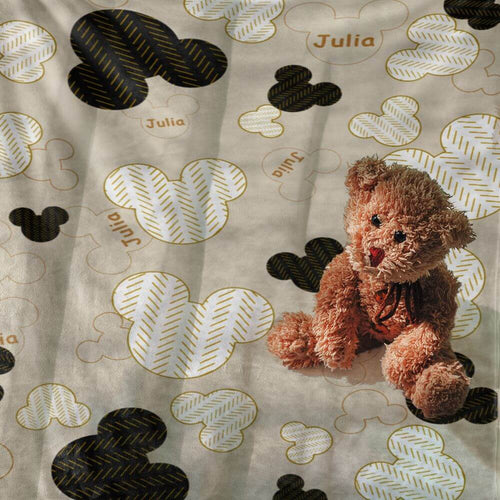 Mickey Mouse Custom Name Blanket