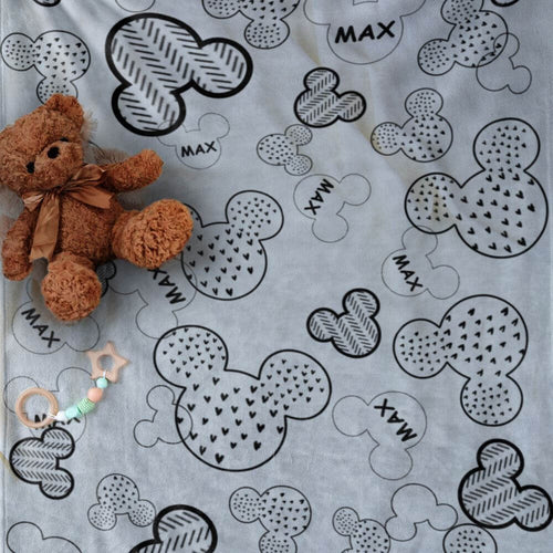 Mickey Mouse Name Blanket