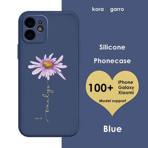 September Birth Flower Phone Case, Aster