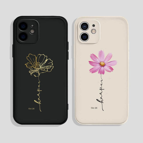 October Birth Flower Phone Case, Cosmos