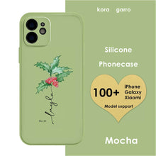 Load image into Gallery viewer, December Birth Flower Phone Case