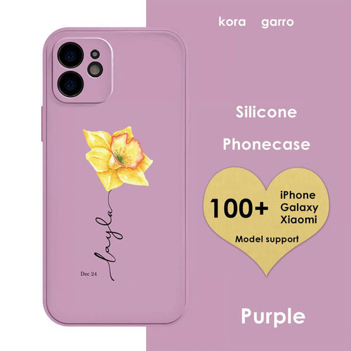December Birth Flower Phone Case