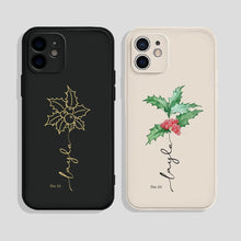 Load image into Gallery viewer, December Birth Flower Phone Case