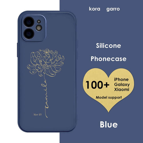 November Birth Flower Phone Case, Chrysanthemum