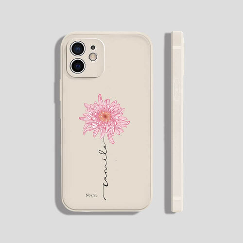 November Birth Flower Phone Case, Chrysanthemum