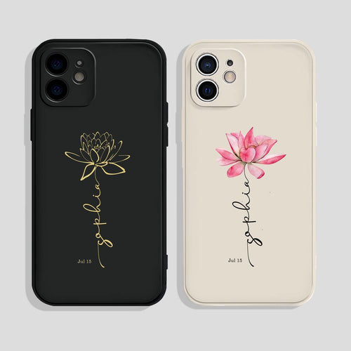 July Birth Flower Phone Case