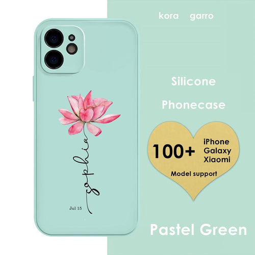 July Birth Flower Phone Case