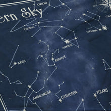 Load image into Gallery viewer, koragarro Hemisphere Constellations blanket, star map throw blanket, astronomy gift