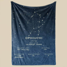 Load image into Gallery viewer, Ophiuchi Constellation Blanket