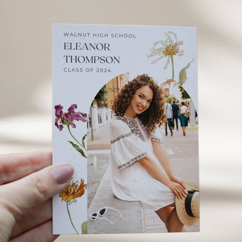 Graduation Flower Invitation