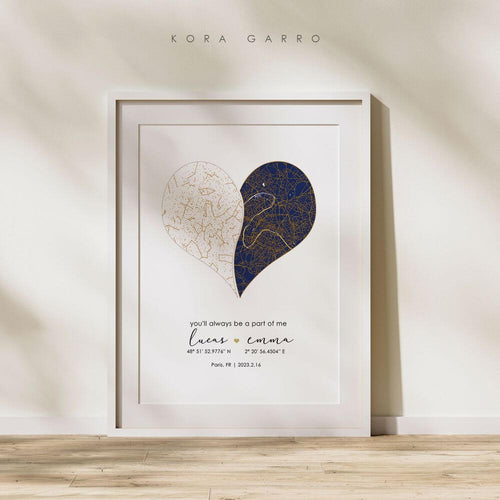 koragarro constellation any city map personalized poster, anniversary gift idea, city map poster, date time location