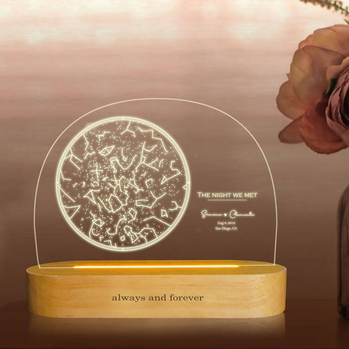 koragarro Custom Star Map Print table lamp, Night You Were Born, New Baby Gift, Stars The Night Sky, Stars Above Map, Wedding Constellation Print Gift , table night light, 