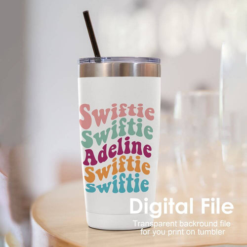 personalized Swiftie name sign, custom wavy stacked retro name design, groovy name desing, name monogram, koragarro personalized gift, taylor swift names, png jpg svg bundle, birthday, party, anniversary gift