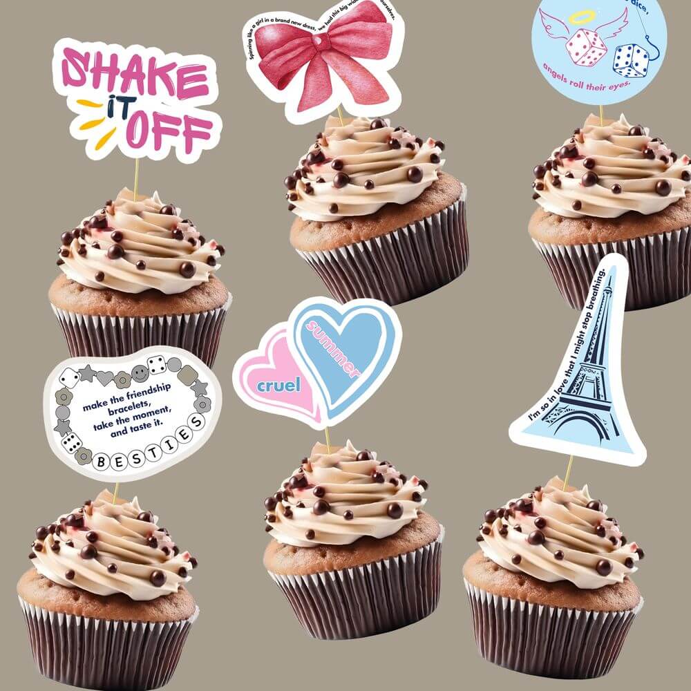 taylor-eras-cupcake-toppers-swiftie-party-decor-kora-garro for Free Printable Taylor Swift Cupcake Toppers Taylor Eras Cupcake Toppers - Swiftie Party Decor | Kora Garro for Free Printable Taylor Swift Cupcake Toppers