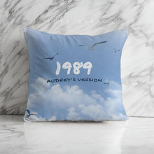 Load image into Gallery viewer, Koragarro Taylor Swift Personalized cushion, 1989, reputation, pillow case, Swiftie home decor, Swiftie Birthday Gifts,Tayor Swift Merch, Taylor&#39;s version, My best era, custom name cushion and throw, patio cushions, sitting cushions, bed cushion, persoanlized cosmetic bag, custom gift, gift to sister, best friend