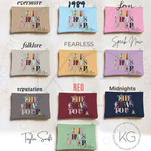 Load image into Gallery viewer, Eras Tour Personalized Pouch