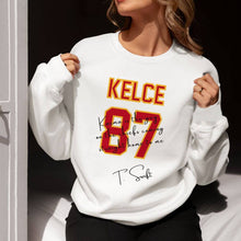 Load image into Gallery viewer, Swift Kelce Chiefs SVG  Bundle, Swelce, Taylor and Travis, 87 Jersey,  Karma is the Guy On, Kansas City Football, Taylor&#39;s boyfriend, Swifite PNG SVG JPG, Taylor Swift sublimation,Go Taylors Boyfriend, Swiftie SVG