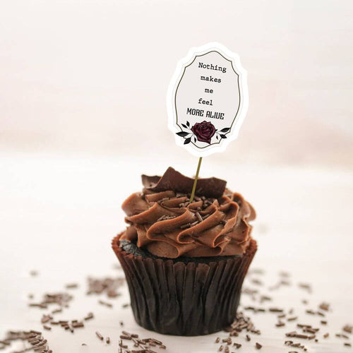 koragarro taylor swift party decor, swiftie party cupcake topper,  TTP toppers, Eras Tour, Fortnight, down bad, I can do it with a broken heart, loml, florida