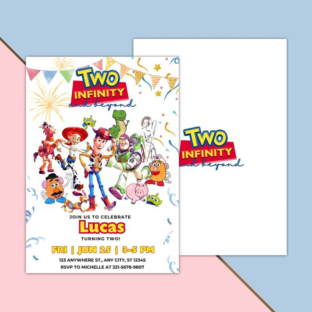 Wonderlands Boy Birthday Invitation - Canva Template | KoraGarro wonderlands-boy-birthday-invitation-canva-template-koragarro