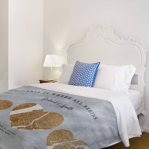 Where All Begins - Maps Blanket