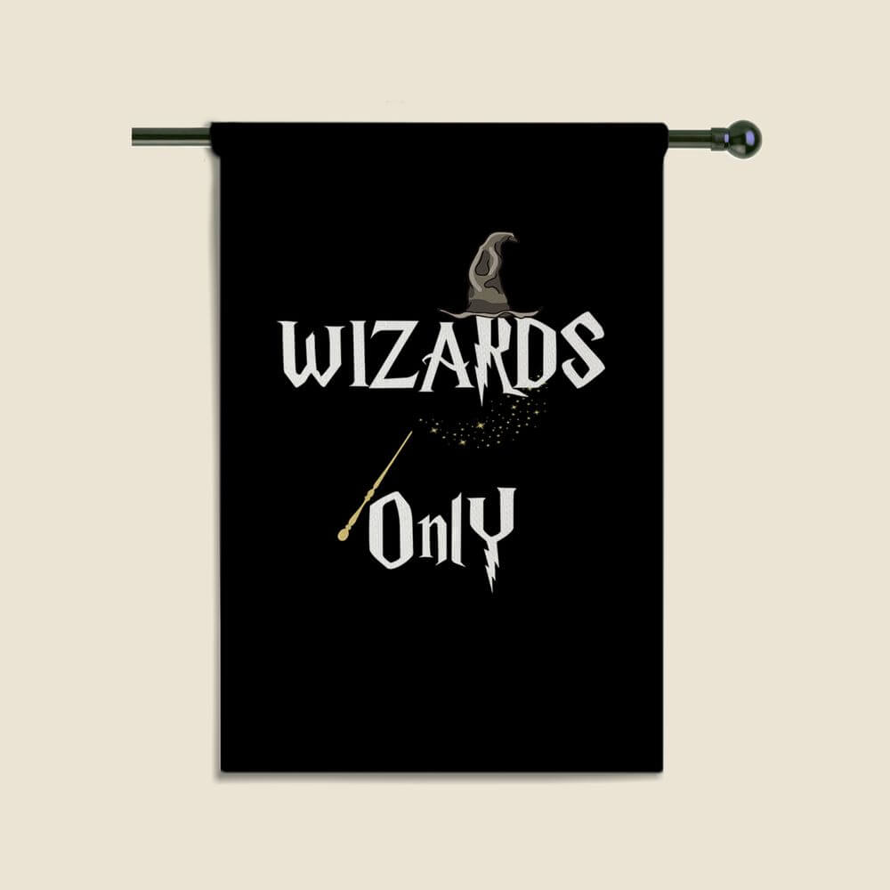 Wizards Only Flag