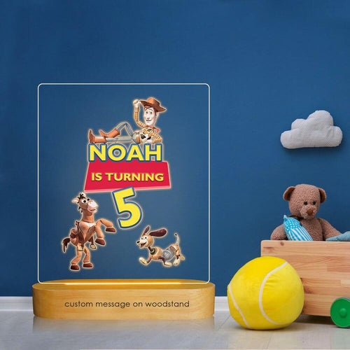 toy story personalized gift table lamp koragarro two infinity and beyond birthday gift disney LED light wonderlands fest bedsides lamp kids home decor custom nursery room woody toy jessie buzz lightyear