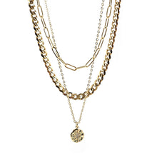 Load image into Gallery viewer, kora garro jewelry gold chunky necklace layering set PVG