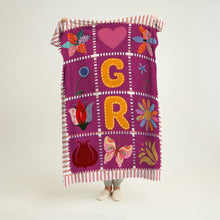 Load image into Gallery viewer, Initial Name Blanket - Gift for Baby Girl
