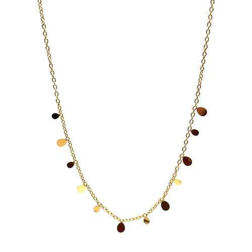 koragarro gold station disc necklace Bella