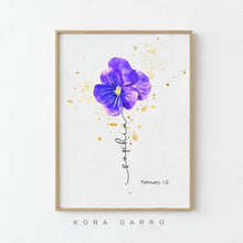 Load image into Gallery viewer, kora garro Birth Flower Gift Home Decor Wall Decor Birth Flower Family Print Mothers Day Gift Gift from Kids Printable Family Wall Art Family Flower Print Family Name Sign Gift for Grandma Mom Birthday Gift Personalized Gift Grandma Birthday From Grandkids