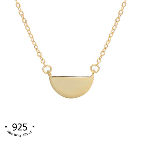 moon necklace crescent gold vermeil necklace koragarro